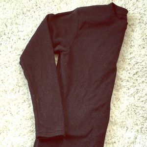 Black fleece sweater